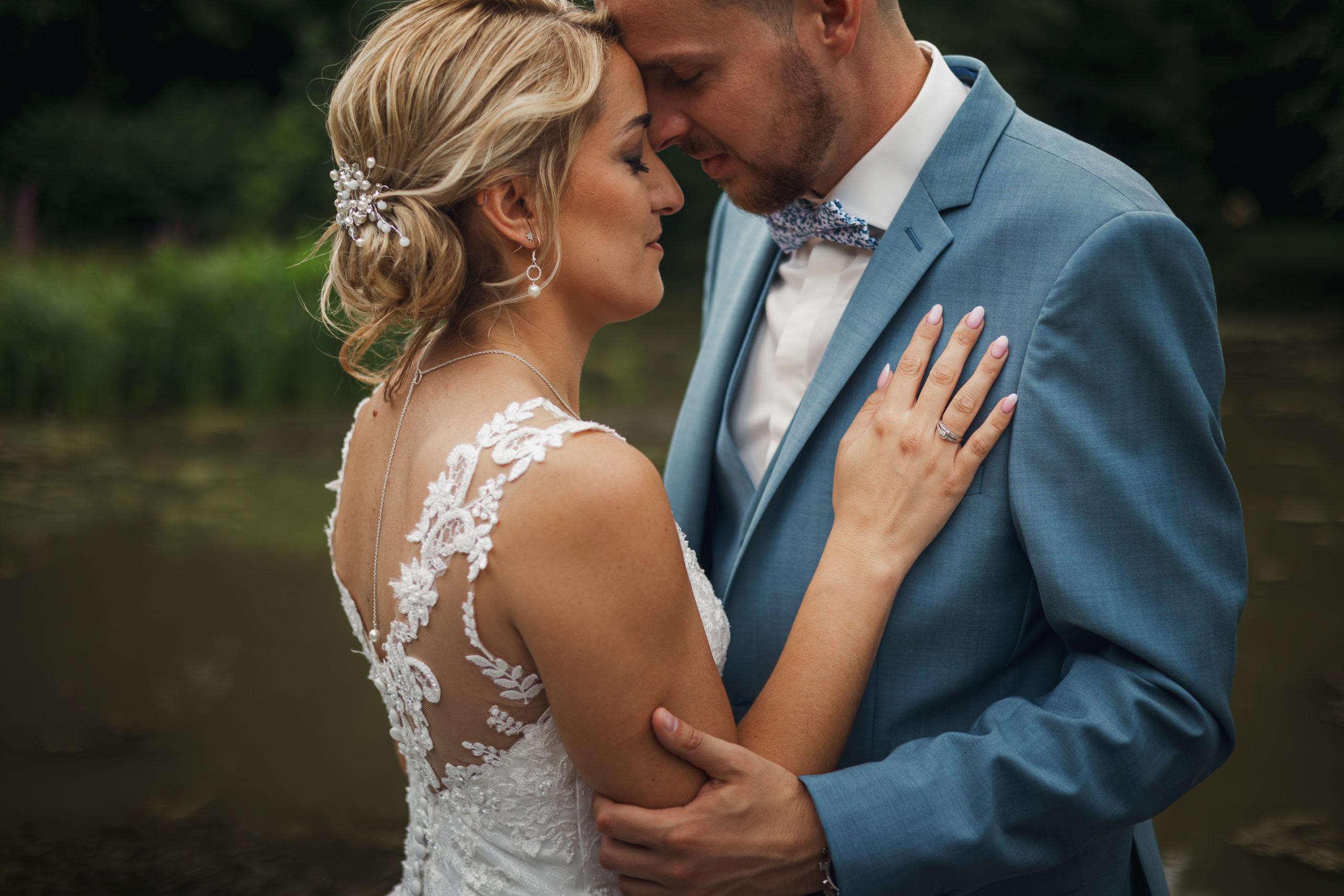 photo de couple au château de Volkrange